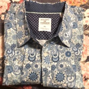 L/S Button down shirt Sz XL-Society of Threads